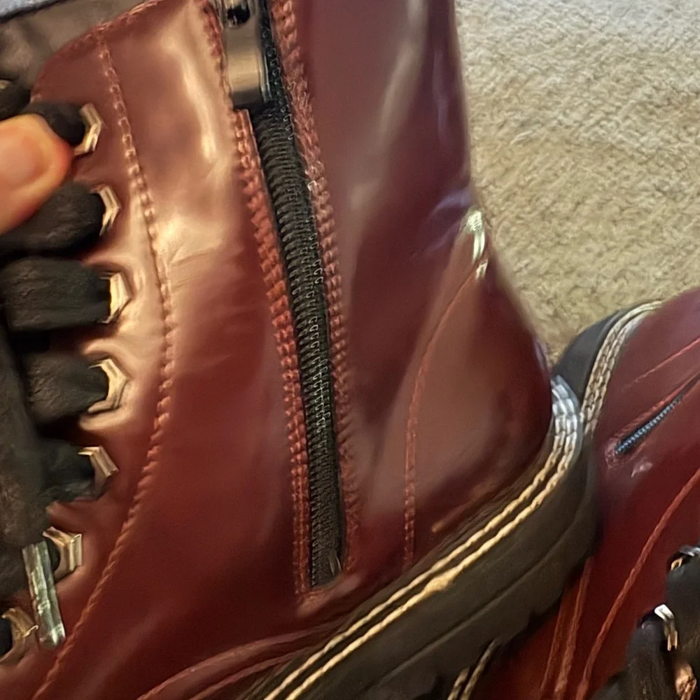 Callaway Burgundy Lace-Up Footwear - Picture 3 of 4